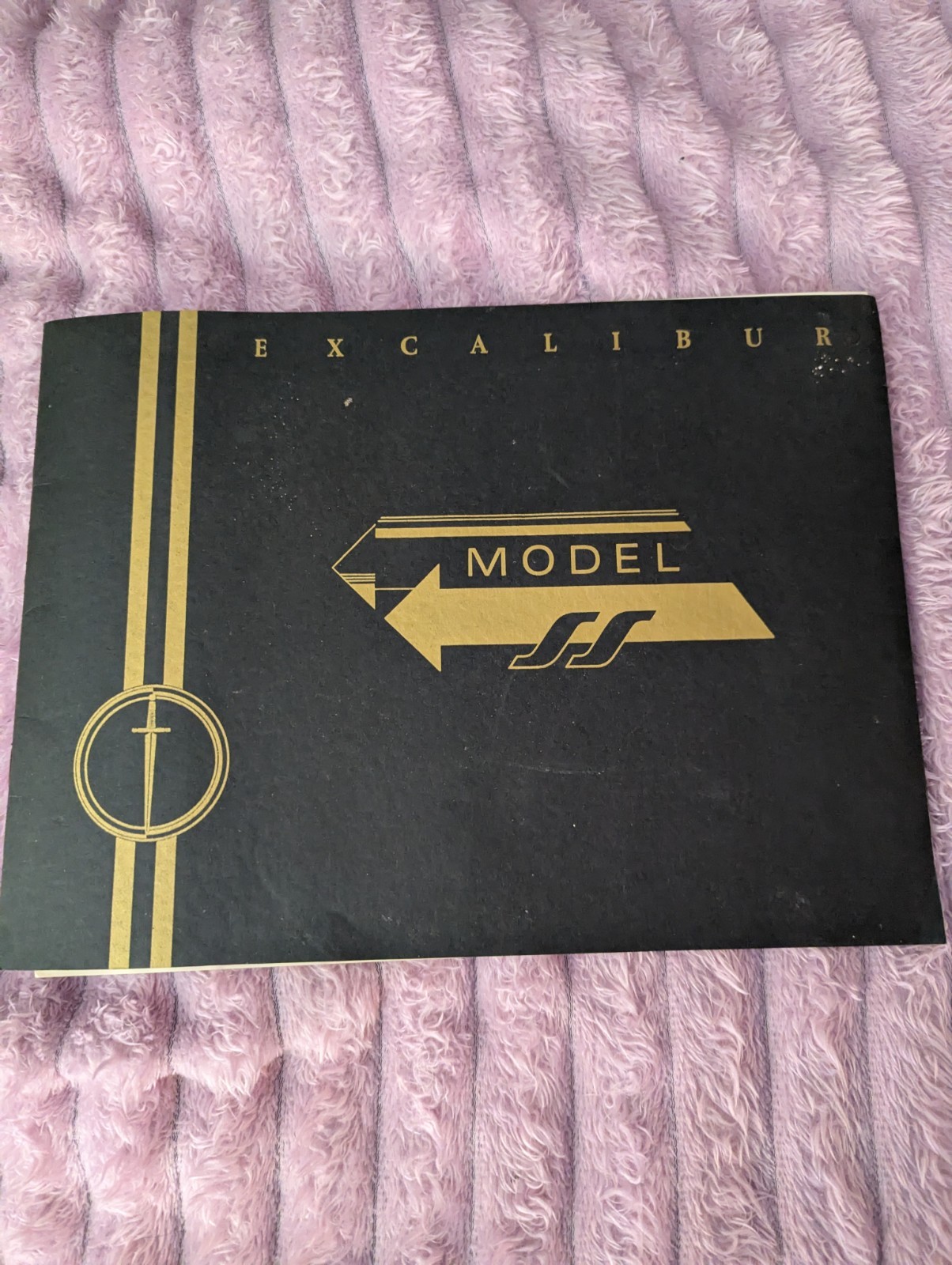 Vintage Excalibur SS Series II Brochure, Reference Manuel, Color Options., Rare
