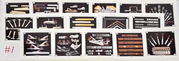 high quality STANLEY TOOLS POSTER PAGE SET Roger Smith catalog planes chisel oth