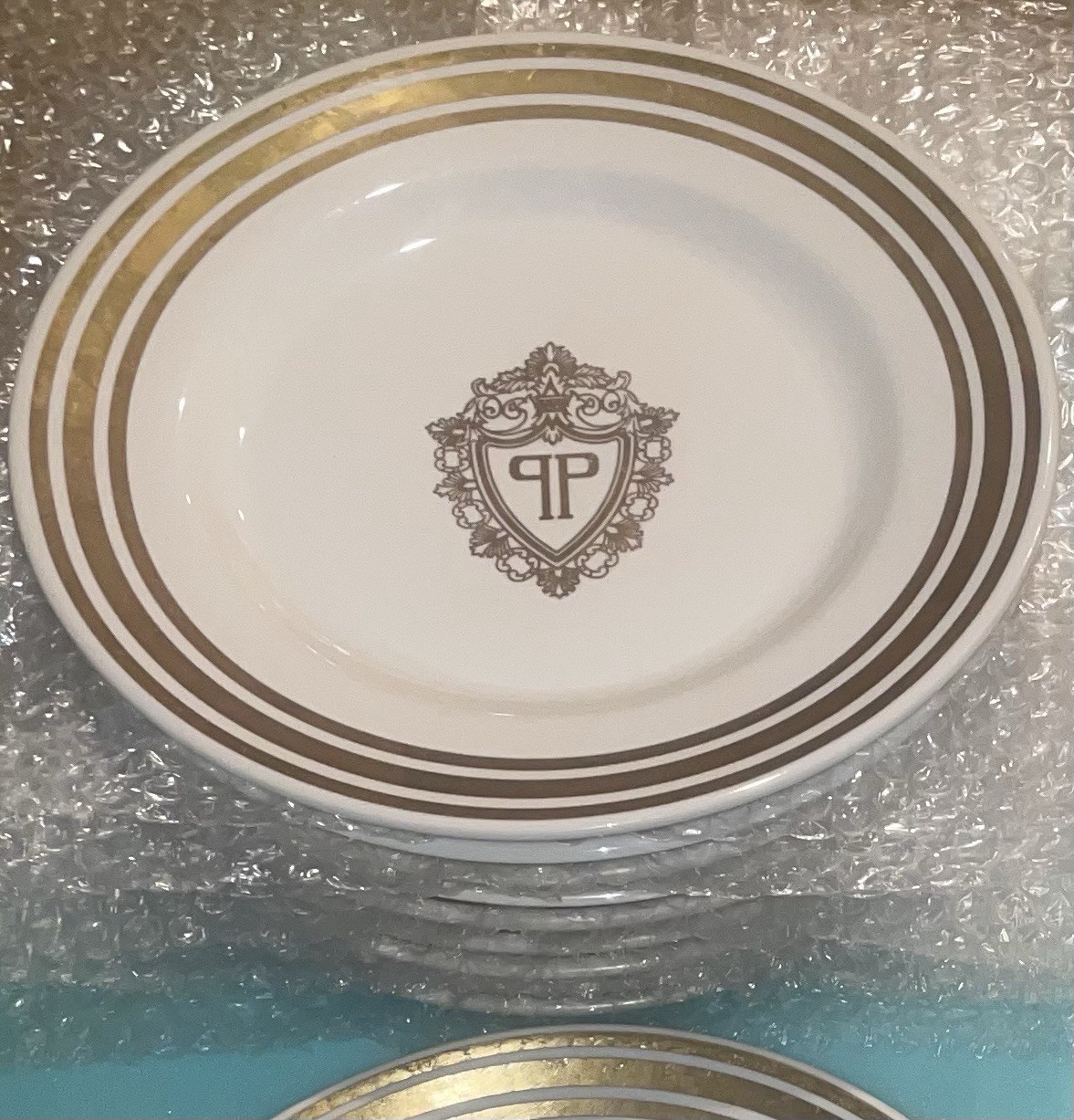 Vintage PLAZA HOTEL NY Dinner Plates 10.25