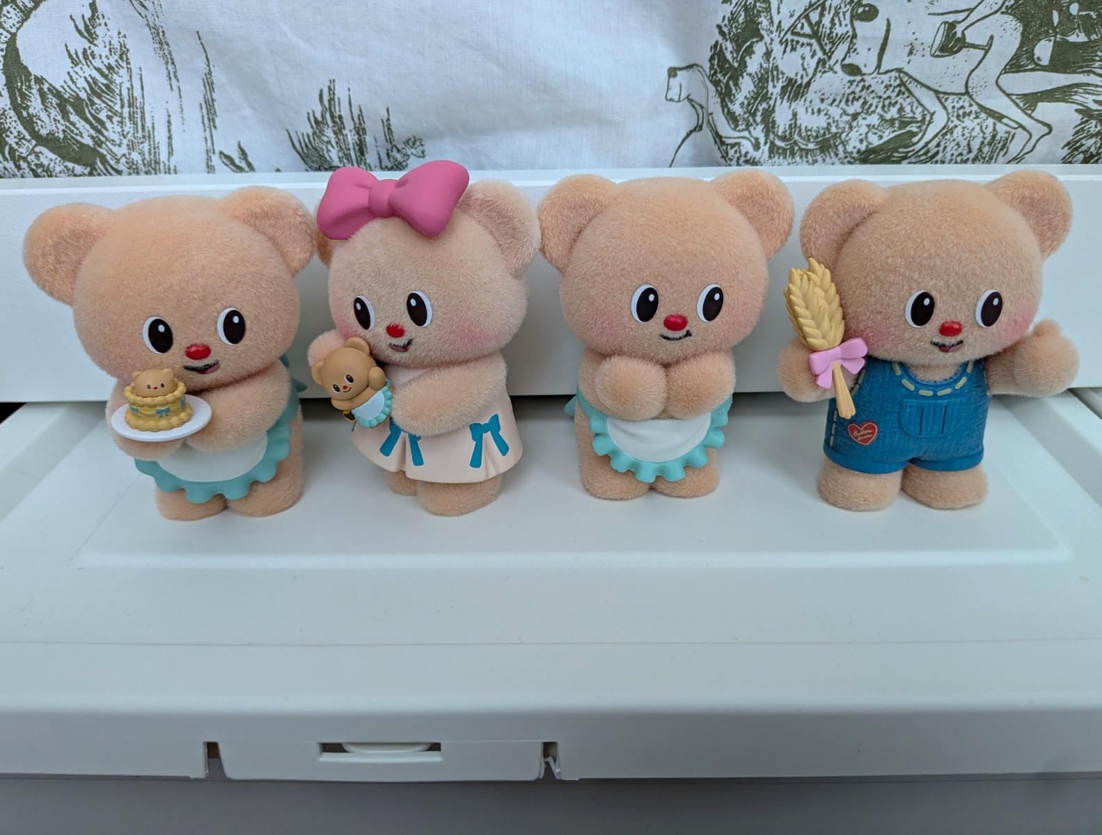 Assorted Butterbear Figures, Open Blind Box Figures