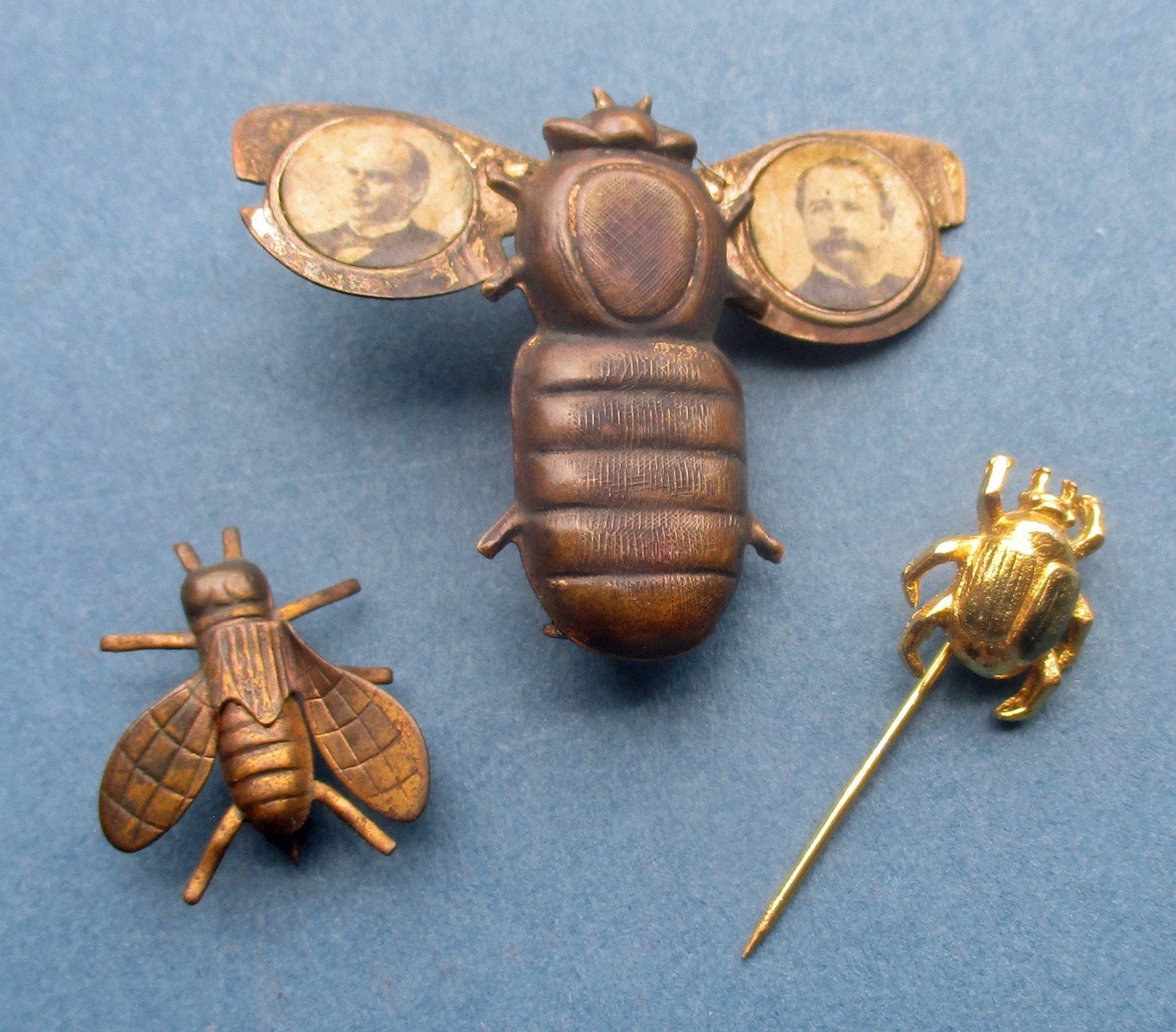 1896 Republican William McKinley and Garret Hobart Gold Bug Lot