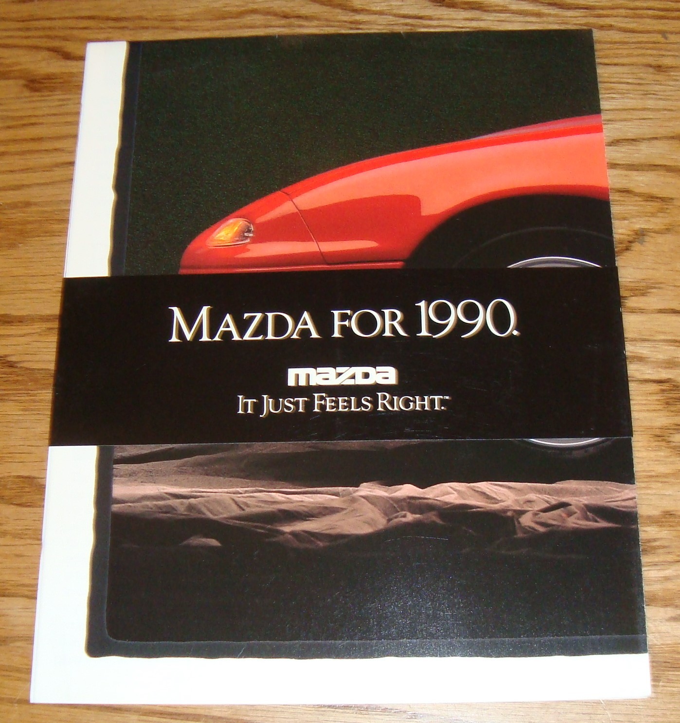 Original 1990 Mazda Large Poster Full Line Sales Brochure 90 Miata RX-7 MX-6