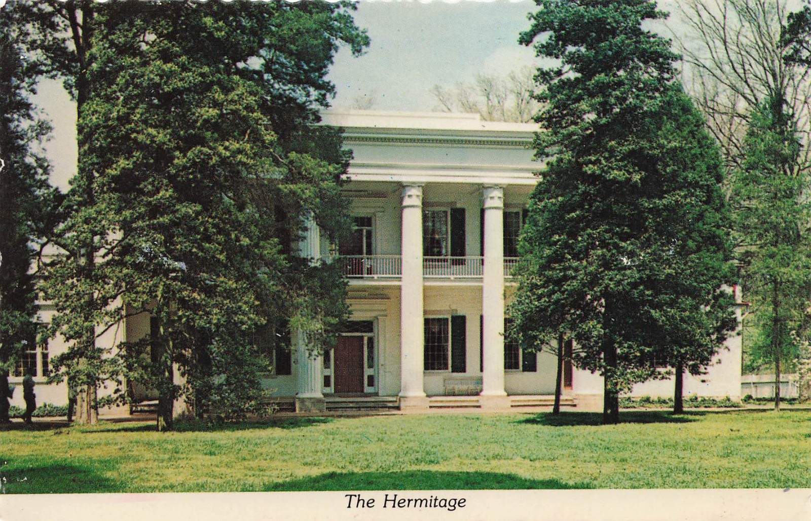 HERMITAGE HOME OF ANDREW JACKSON POSTCARD NASHVILLE TN TENNESSEE 1970s