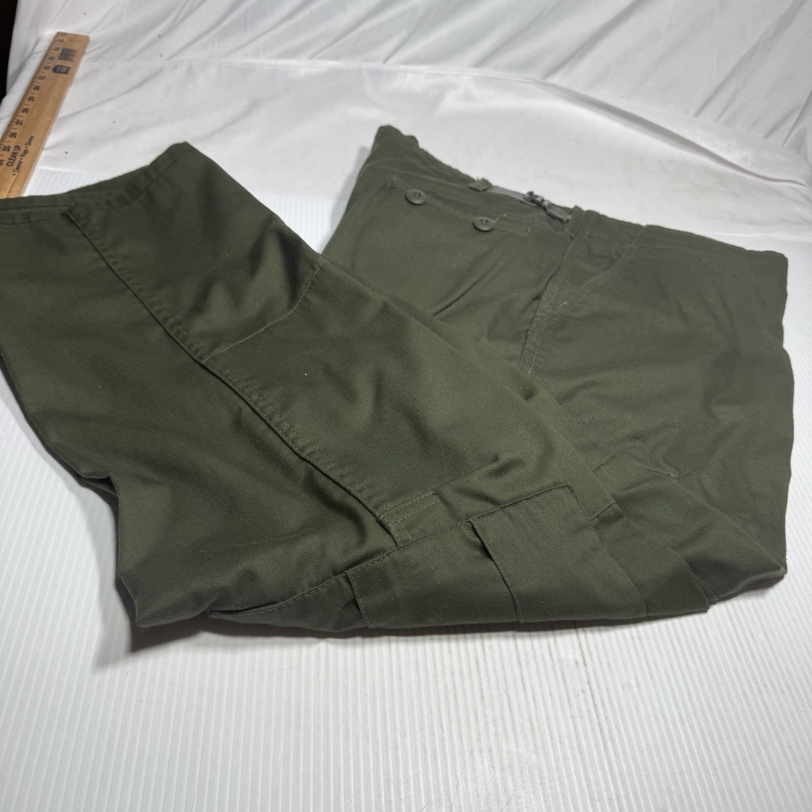 Vintage 1960s US Mil. Cotton Combat Trousers Sz XL - #2