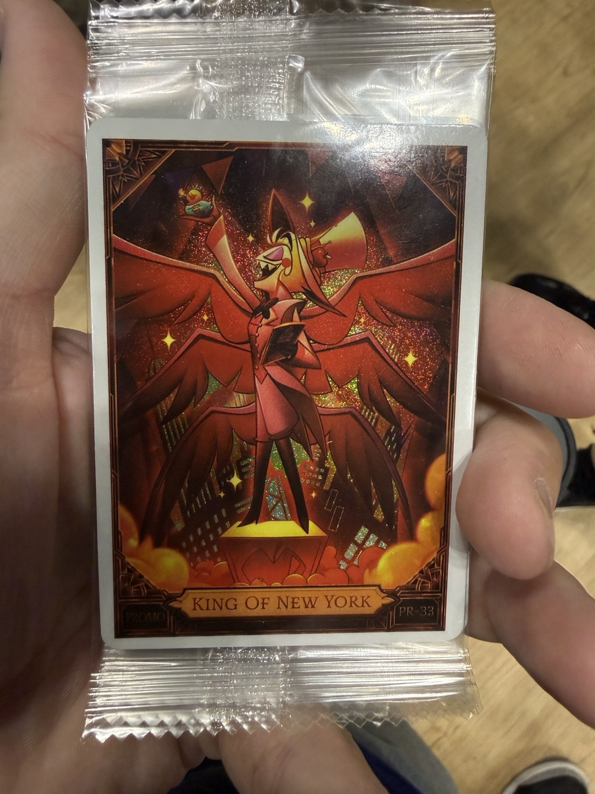 Hazbin Hotel Lucifer King of New York Comic Con Promo Card NYCC 2026 In Hand