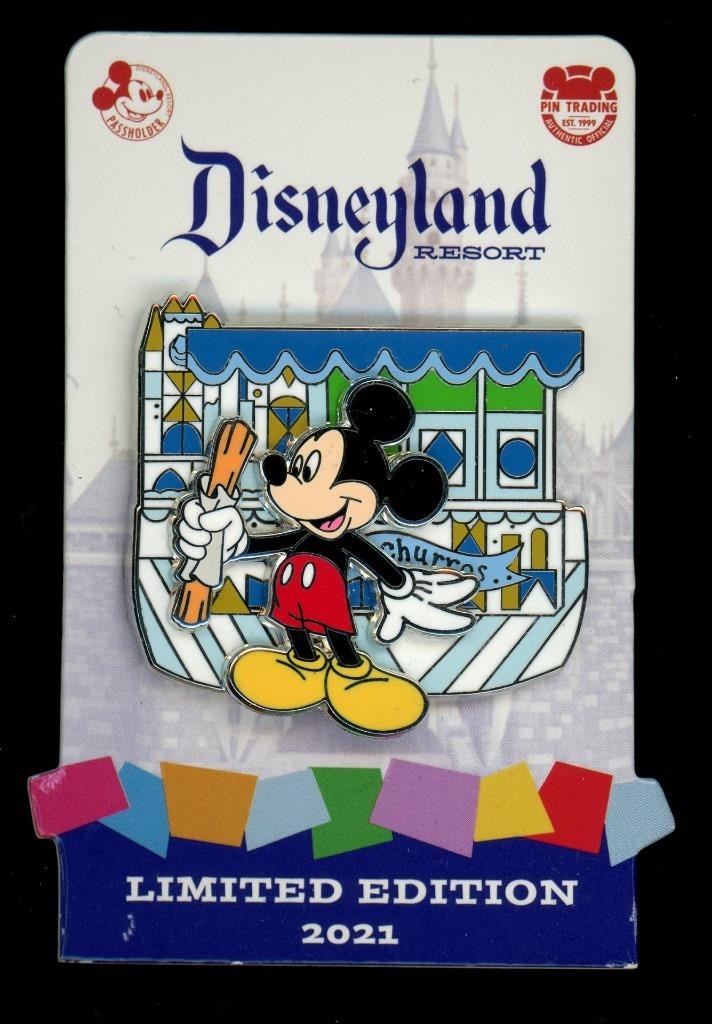 DLR Churro Cart Mickey Annual Passholder Exclusive LE Disney Pin