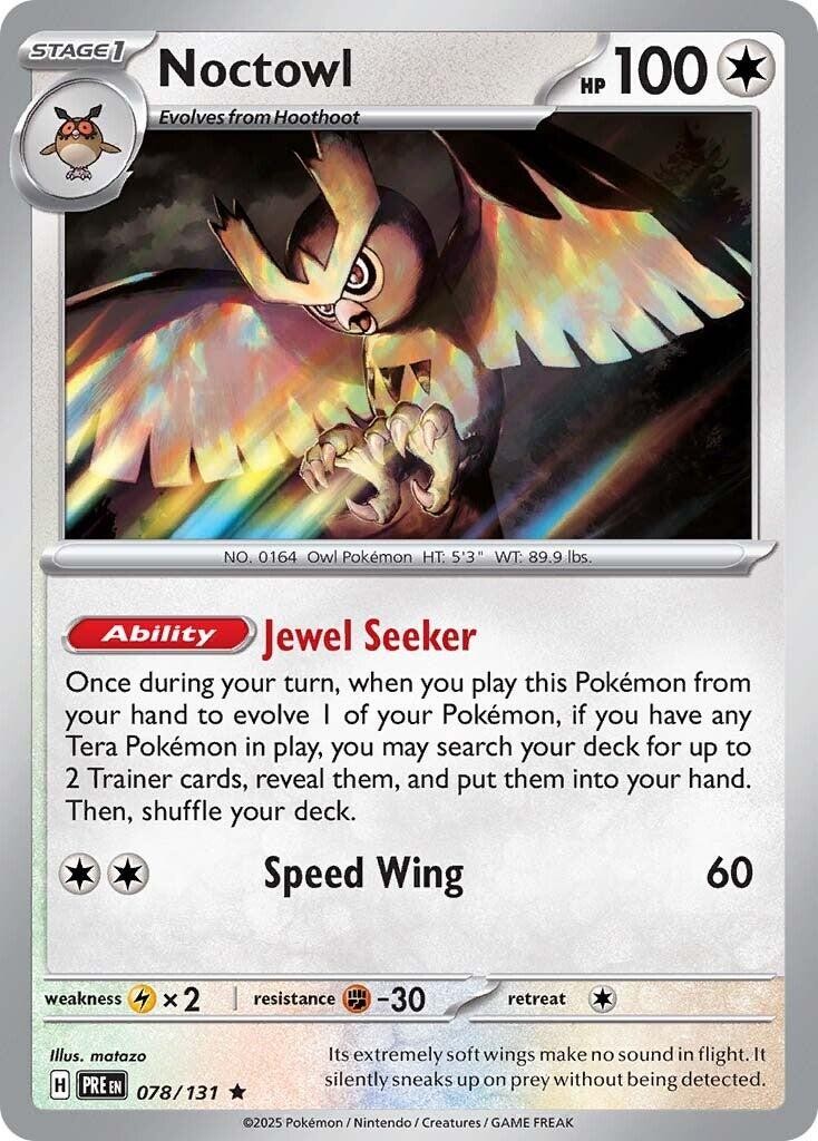Noctowl Holofoil [PRE - 078/131]