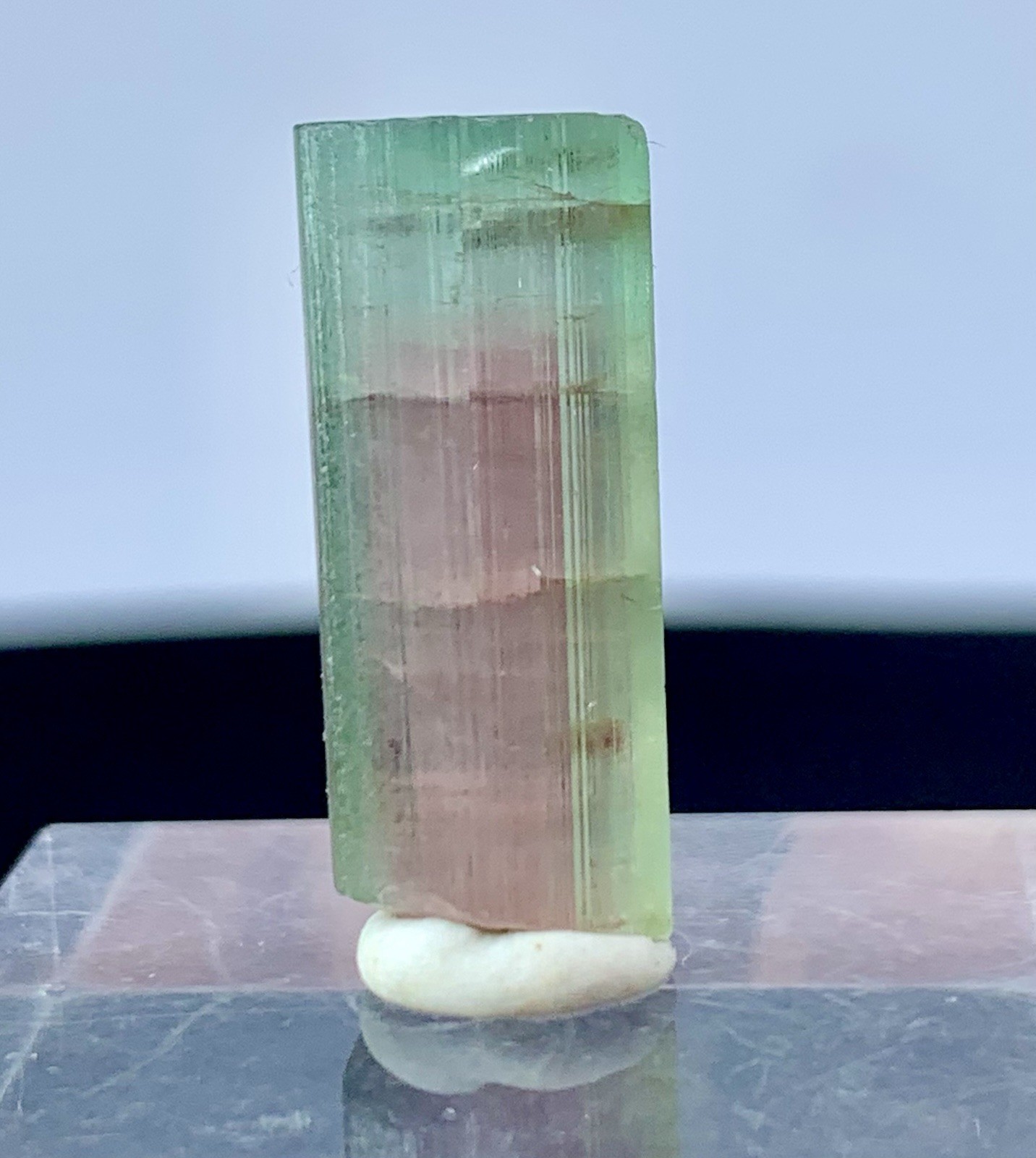Natural Watermelon Tourmaline Crystal from Afghanistan,3.21 G
