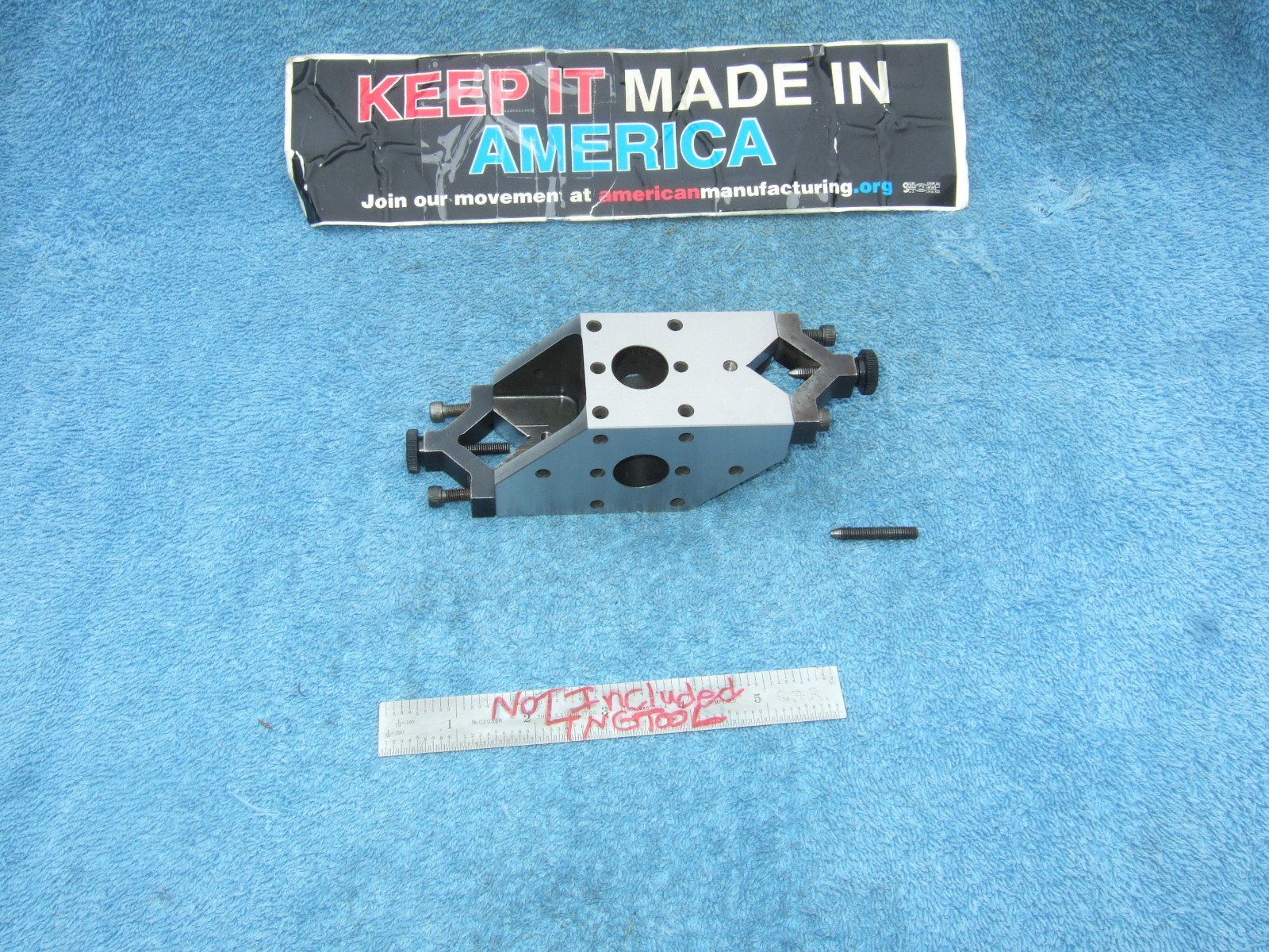 V BLOCK OFFSET SPECIAL TYPE USED ON MOORE JIG-GRINDER MACHINIST TOOLMAKER TOOLS