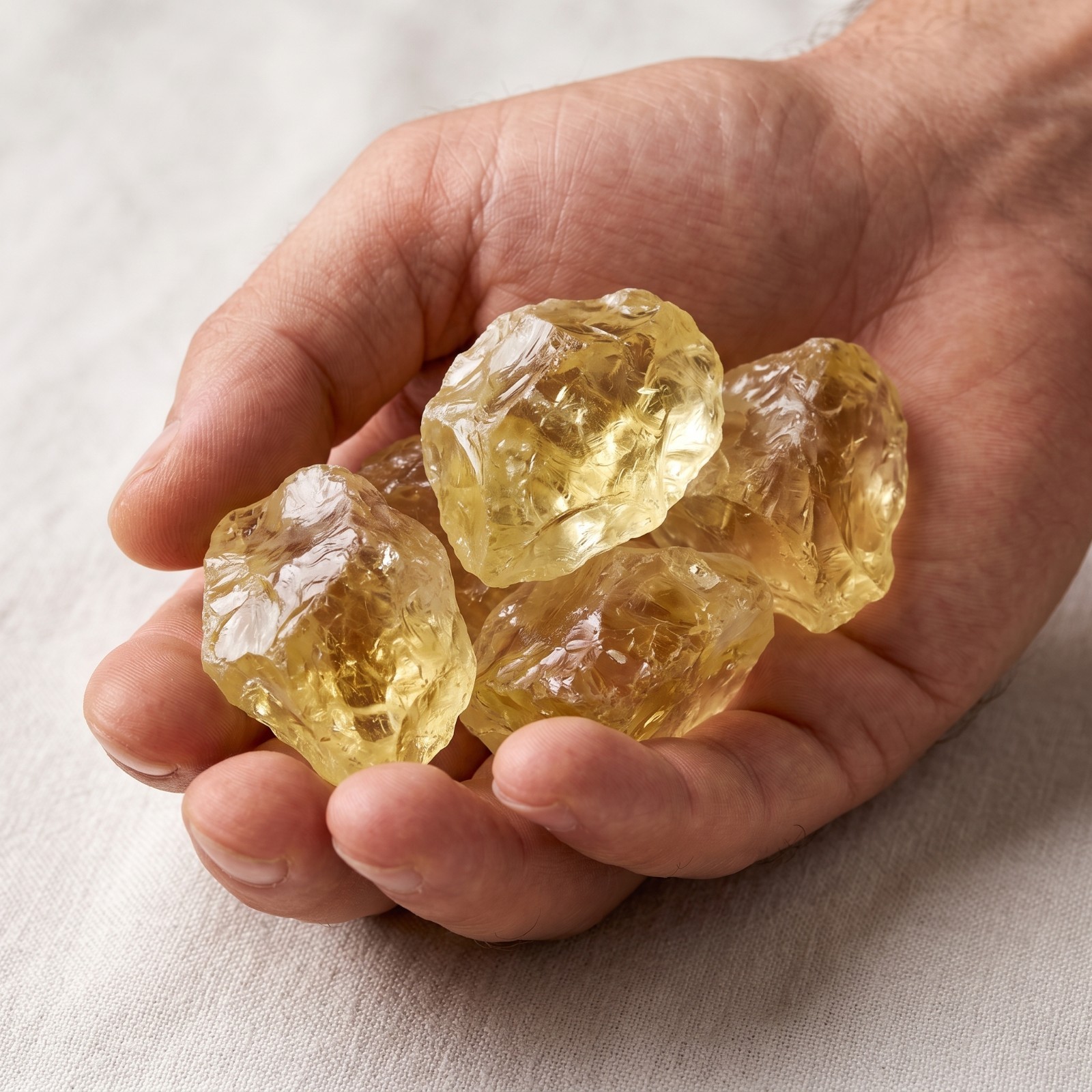 2PC Natural Raw Citrine Rough Crystal Stone Bulk Solar Plexus Chakra Decor Gift