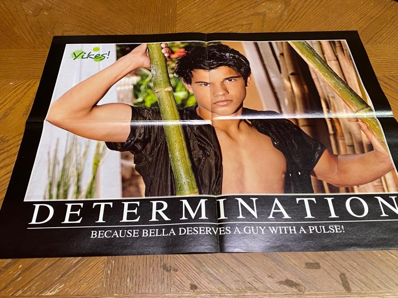 Taylor Lautner Taylor Swift teen poster clipping shirtless Twilight Yikes Pix