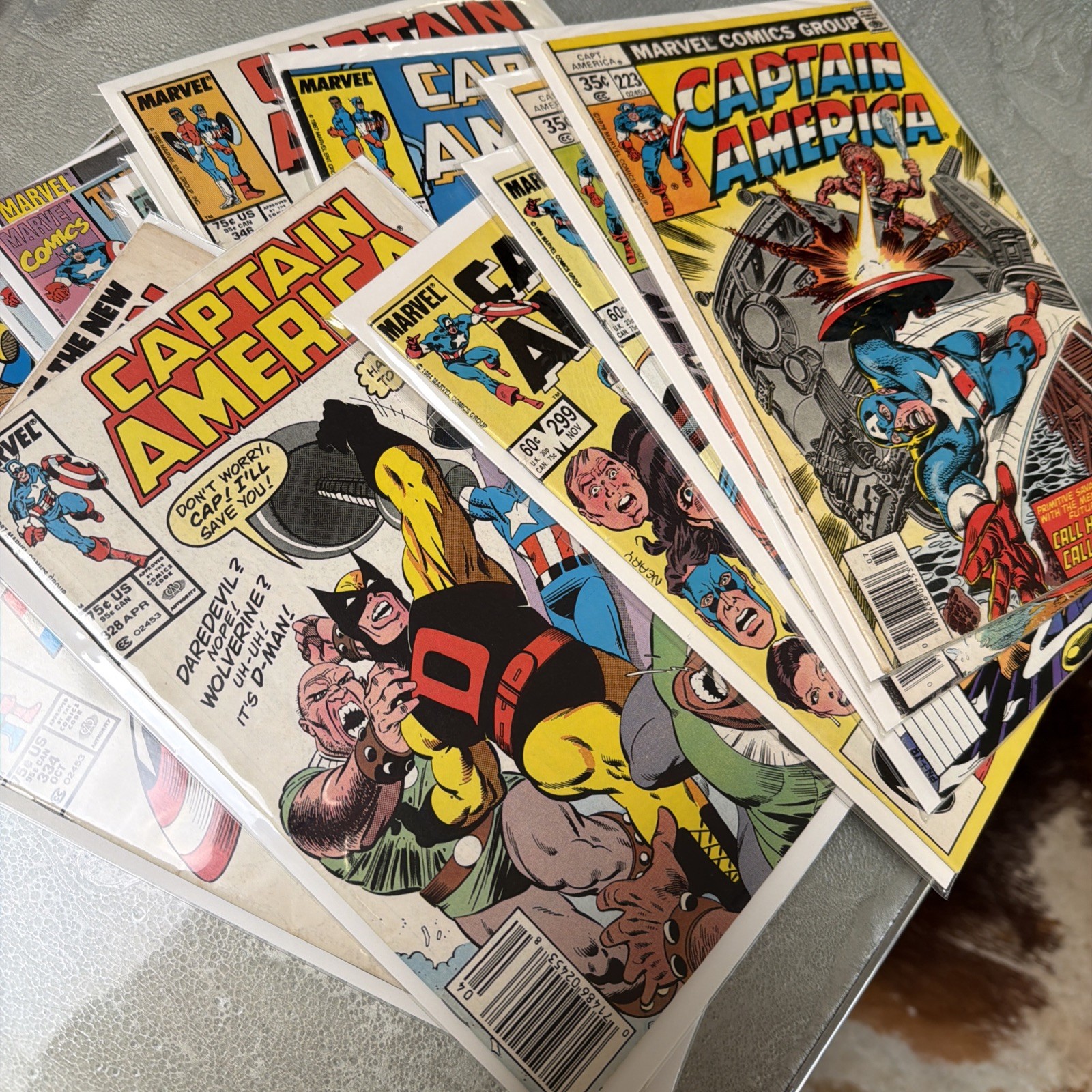 CAPTAIN AMERICA 223 224 293 299 328 334 339 343 341 346 345 388 394 395 396 397