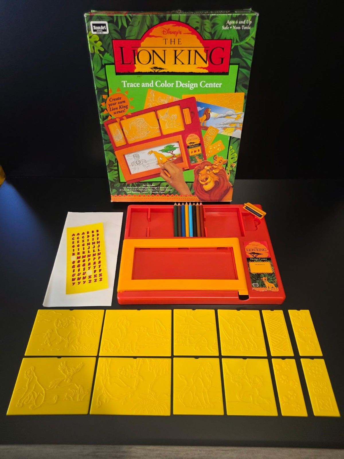 Disney's The Lion King Trace & Color Design Center Rose Art