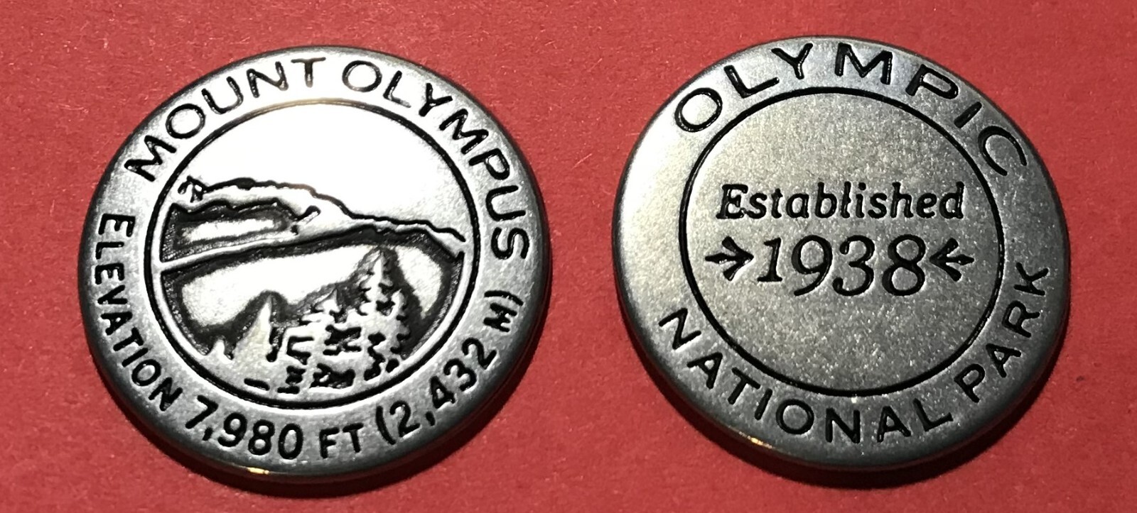 Olympic National Park Mount Olympus Token