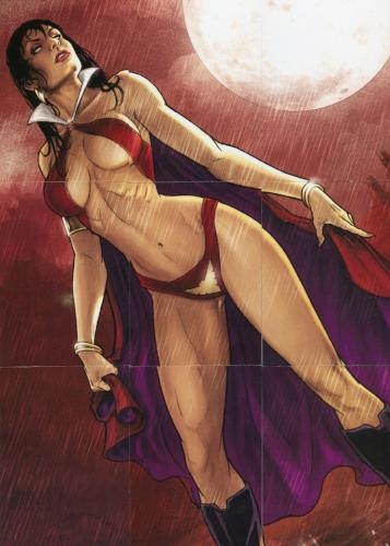 Vampirella New Series The Genesis of Vampirella Puzzle Chase Card Set 9 Cards