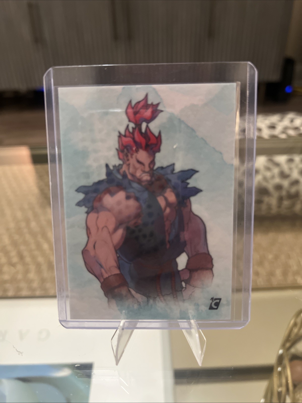 2025 Cardsmiths Street Fighter Alpha WATERCOLOR #WC3 AKUMA