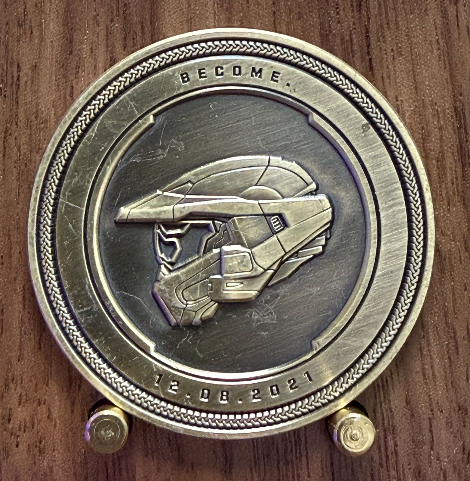 Halo Infinite 2021 Master Chief Become Challenge Coin  W#1