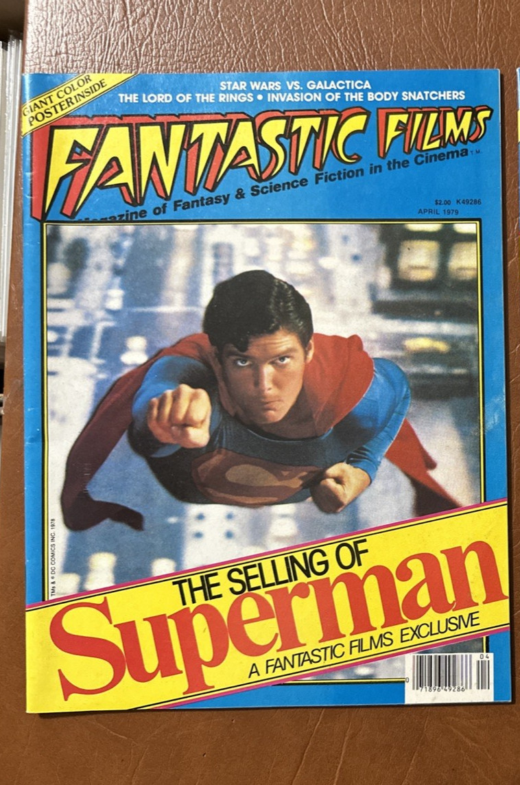 Fantastic Films Magazine #6: FN to VF, Superman The Movie $7 Ship