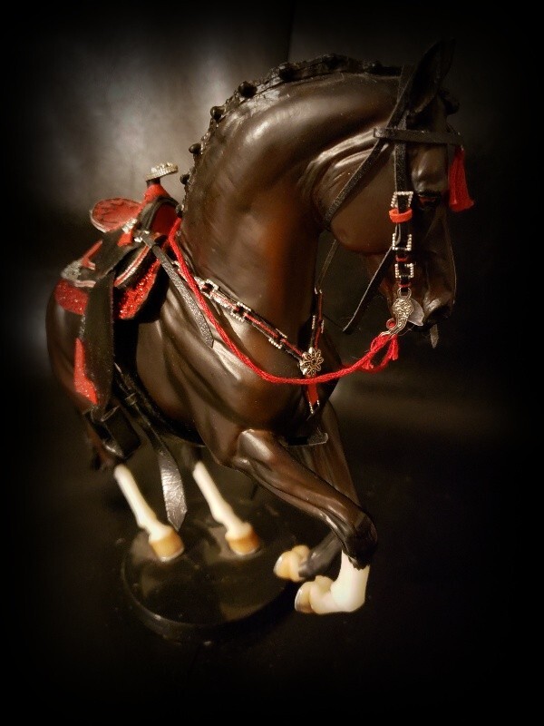 Ooak/LSQ CM Trad. Breyer Western Saddle Set. 