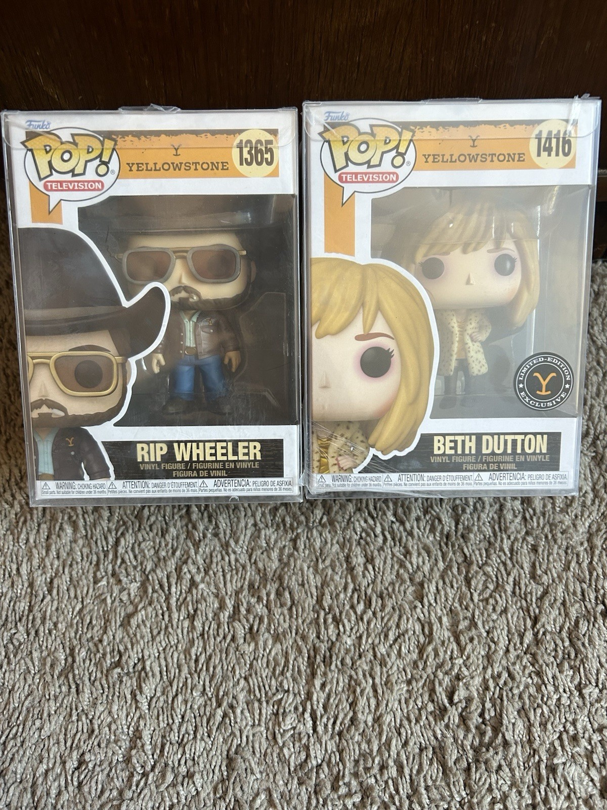 Rip Wheeler/ Beth Dutton Funko Pops-NIB
