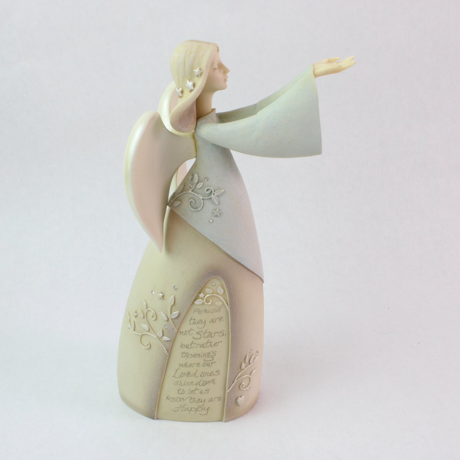 Foundations by Enesco Bereavement Angel Figurine Empty Hands 4014049