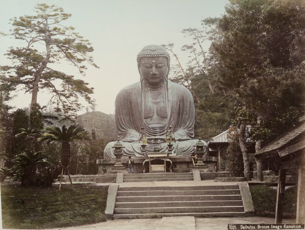 c.1880\'s PHOTO JAPAN - DAIBUTSU AT KAMAKURA