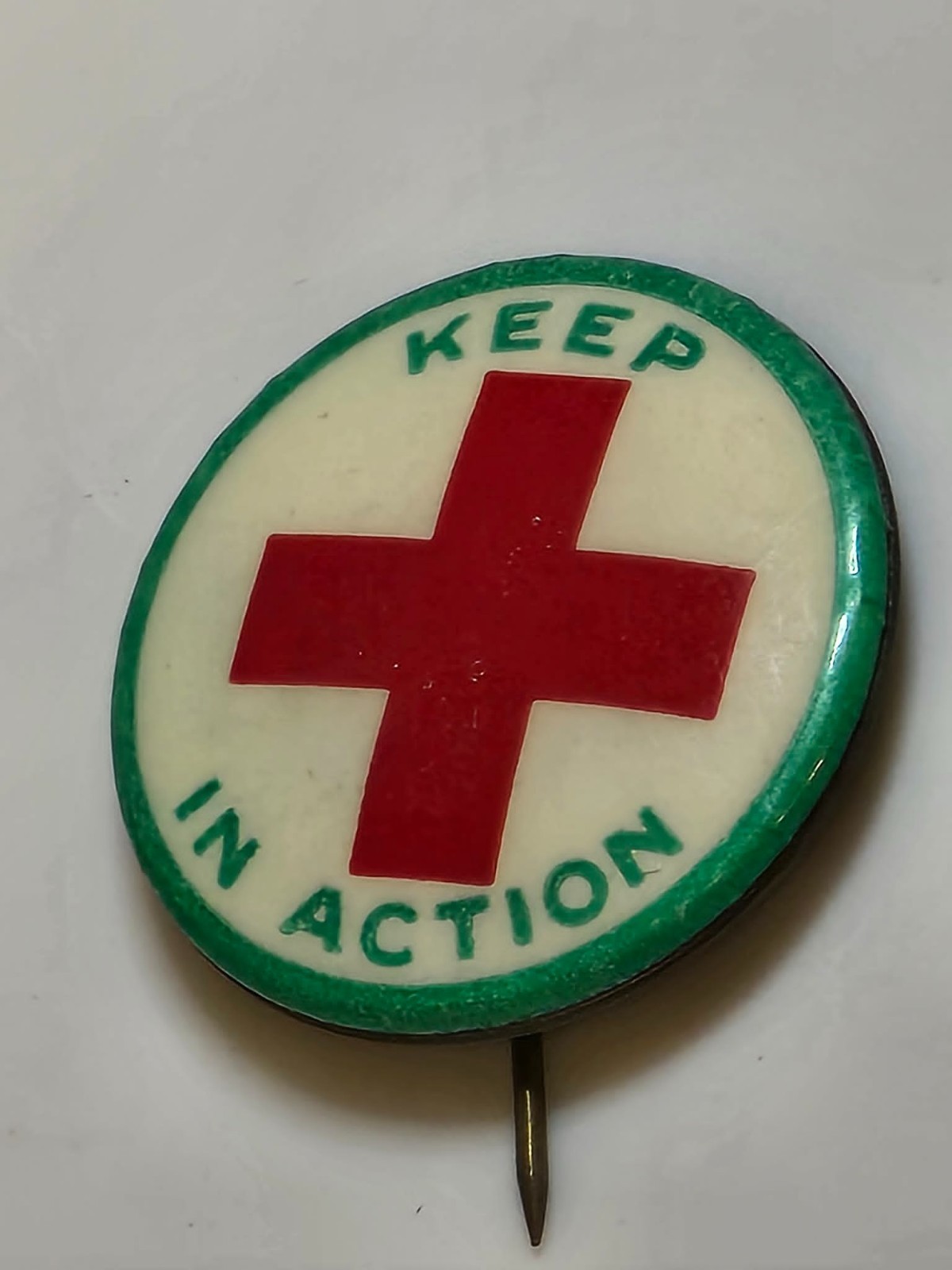 Original WW1 American Junior Red Cross Pinback Button