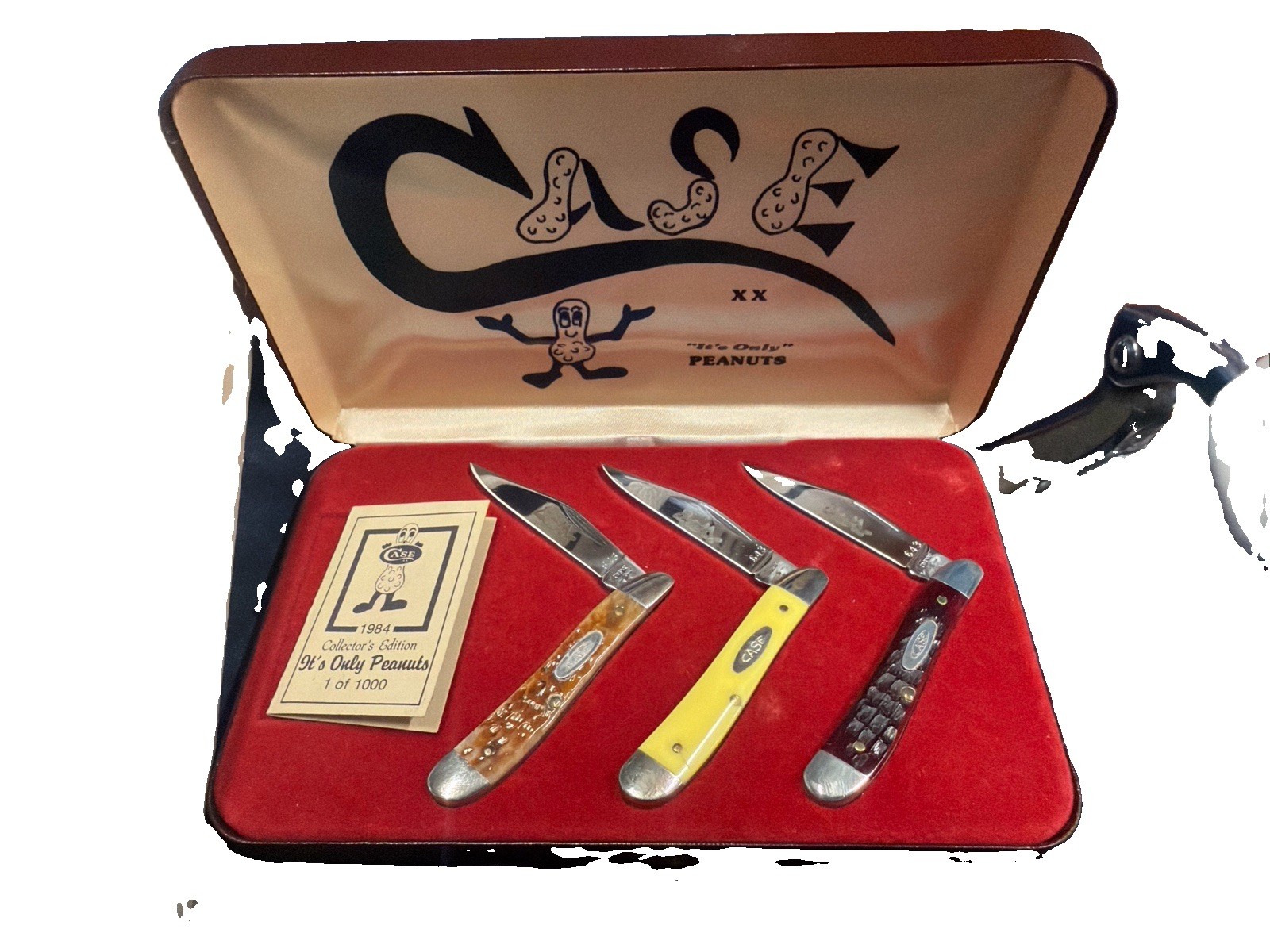 Case XX Limited Edition “It’s Only Peanuts” #643 of 1000 Set of 3 Peanuts