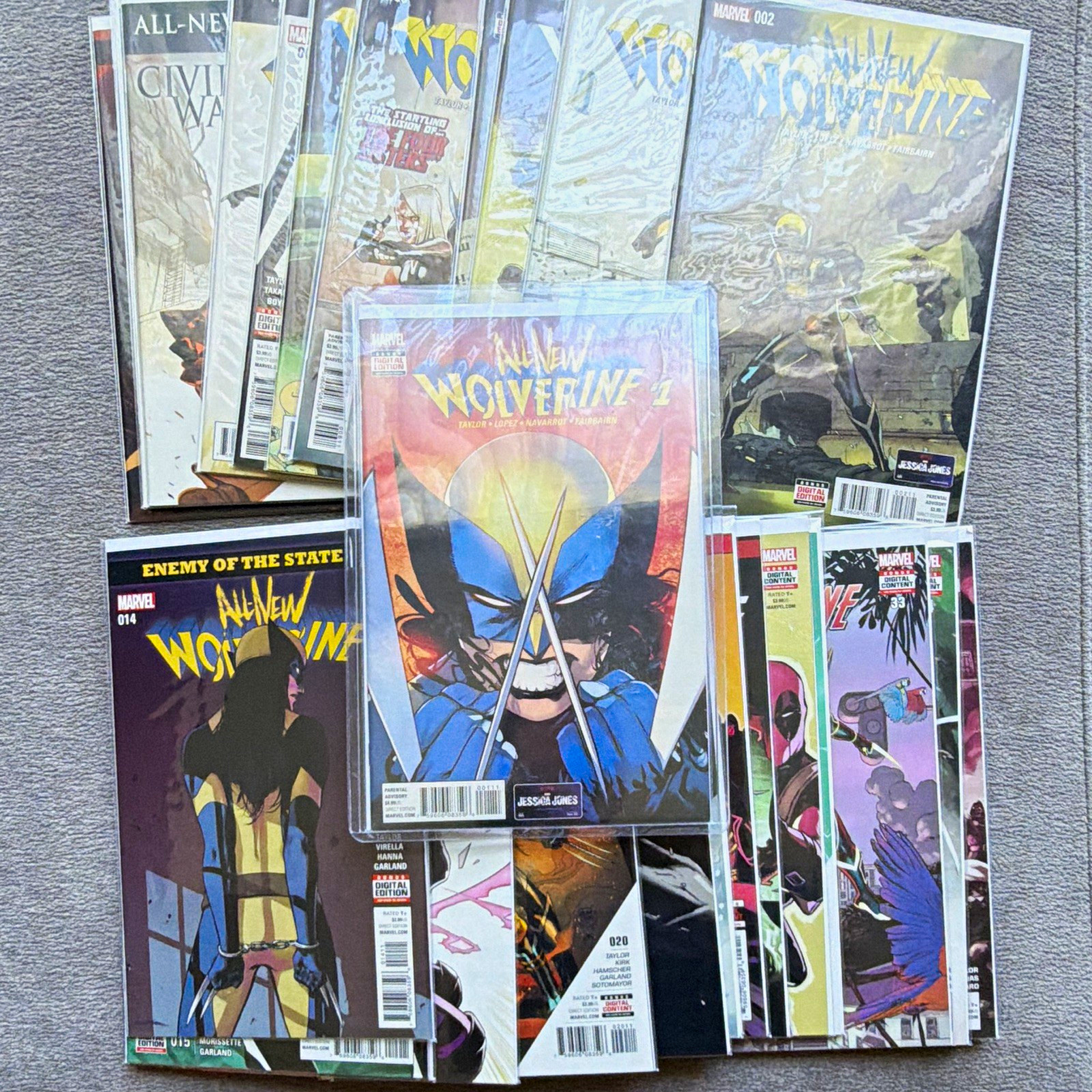 All-New Wolverine #1-35 + Annual #1 Complete Run Marvel 2015 X-23 Laura