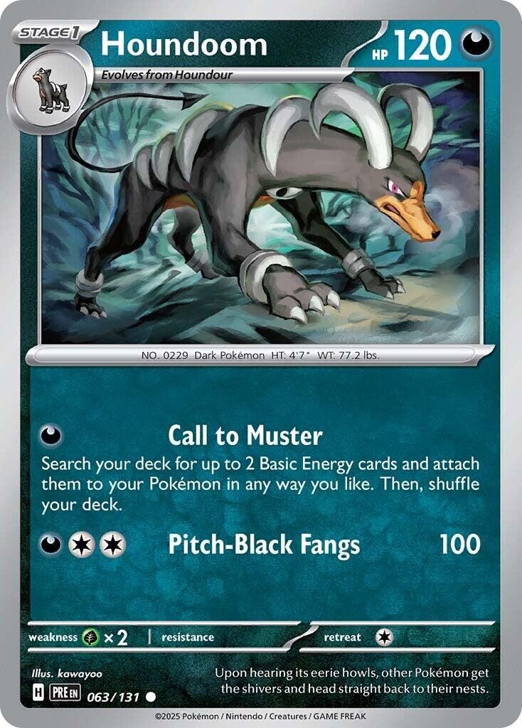 Houndoom Reverse Holofoil [PRE - 063/131]