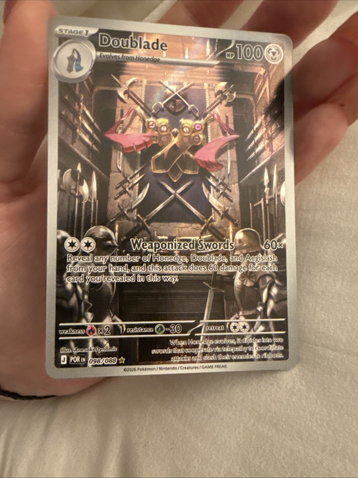 Pokémon TCG Xerneas Illustration Rare Full Art Holo  091/086 Chaos Rising 🔥