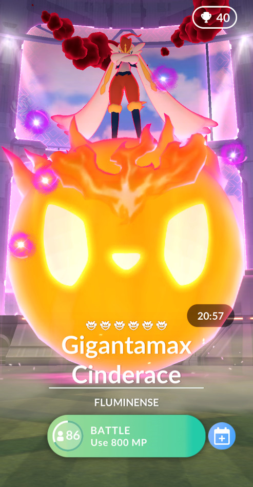 ⚔️ 5x Gigantamax Cinderace Remote Raid Invites – Pokémon Go | Fast Delivery 🚀