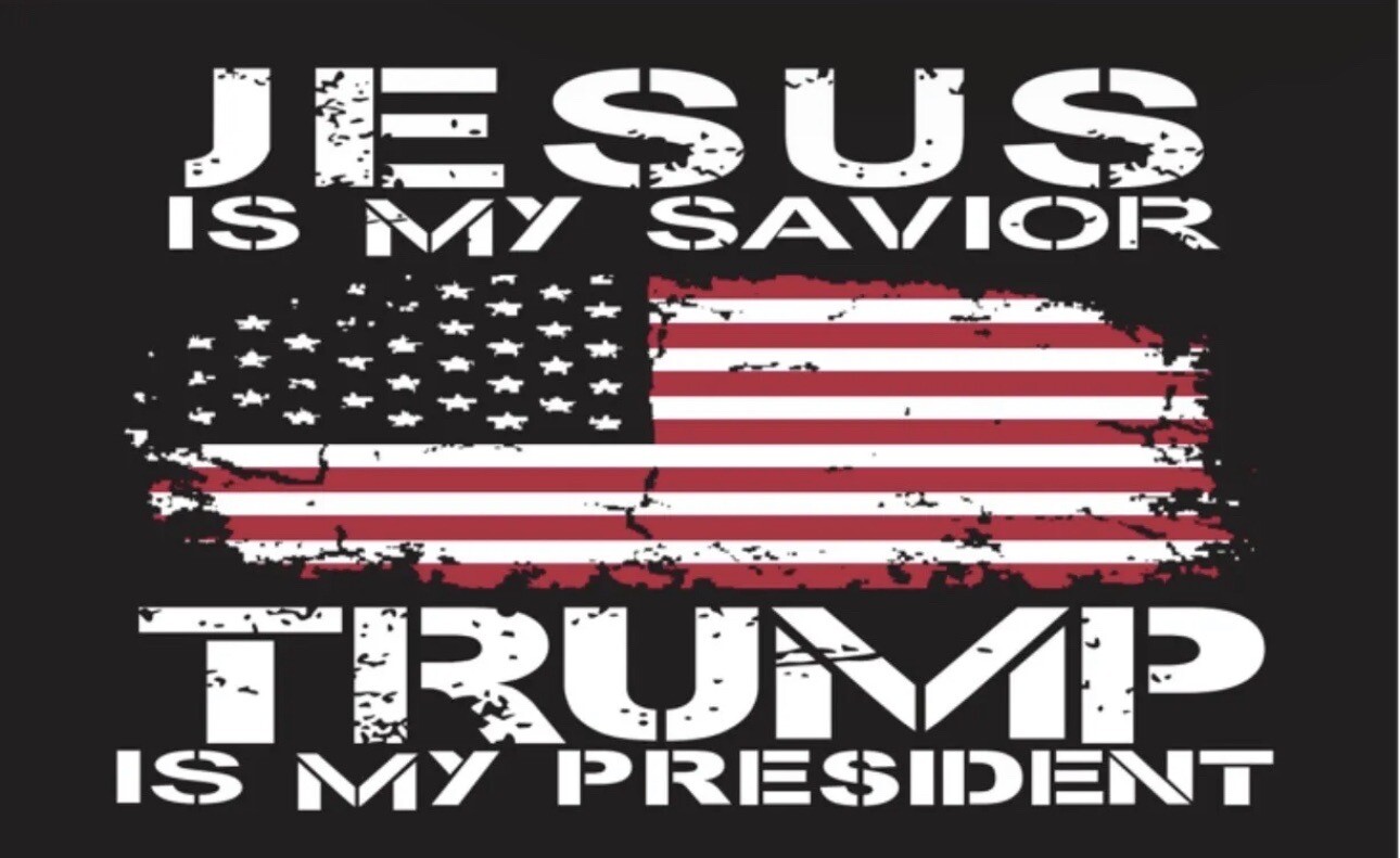 100 JESUS Is My Savior TRUMP Is My President 4x6  Refrigerator MAGNET