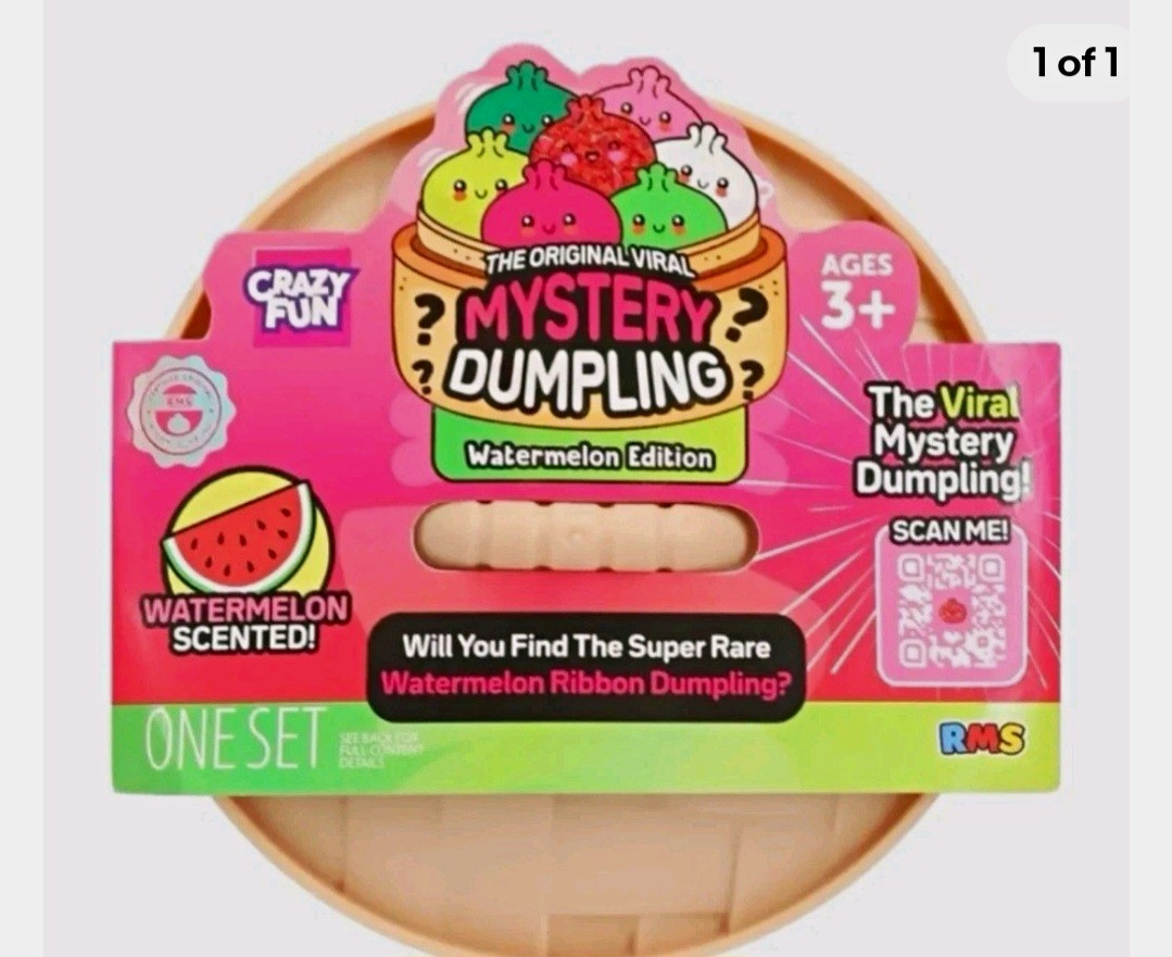 Authentic Crazy Fun Mystery Dumpling Watermelon Edition Scented Blind Pack