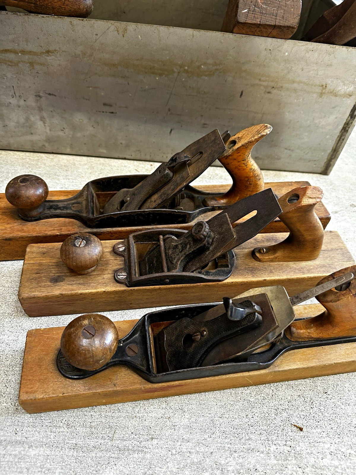 Stanley Woodworking Hand Planes Lot vintage #26 ,27, 28