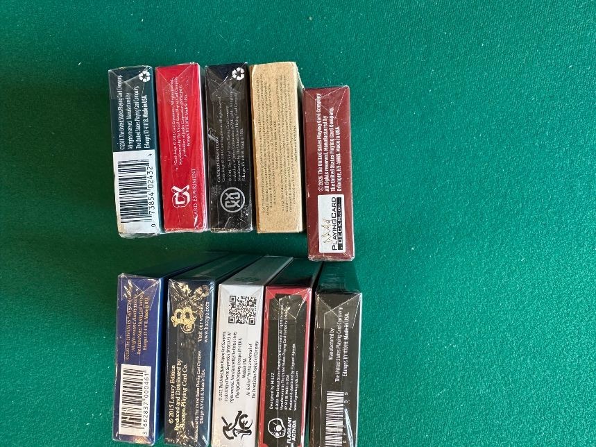 Bicycle Playing Card Collection 10 Decks NEW