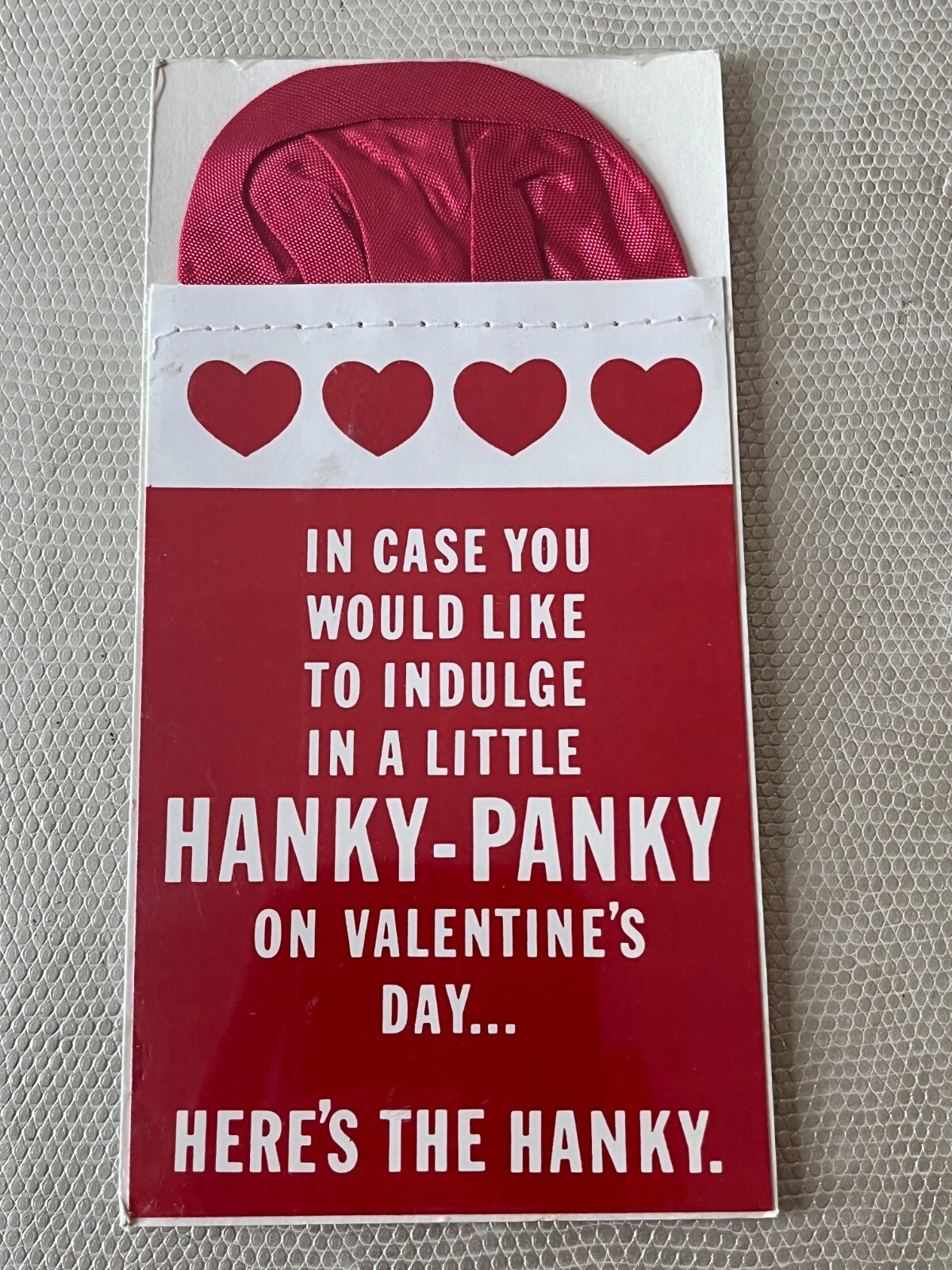 Vintage 1970s Hallmark Valentine\'s Day Hanky-Panky Greeting Card NEW & SEALED
