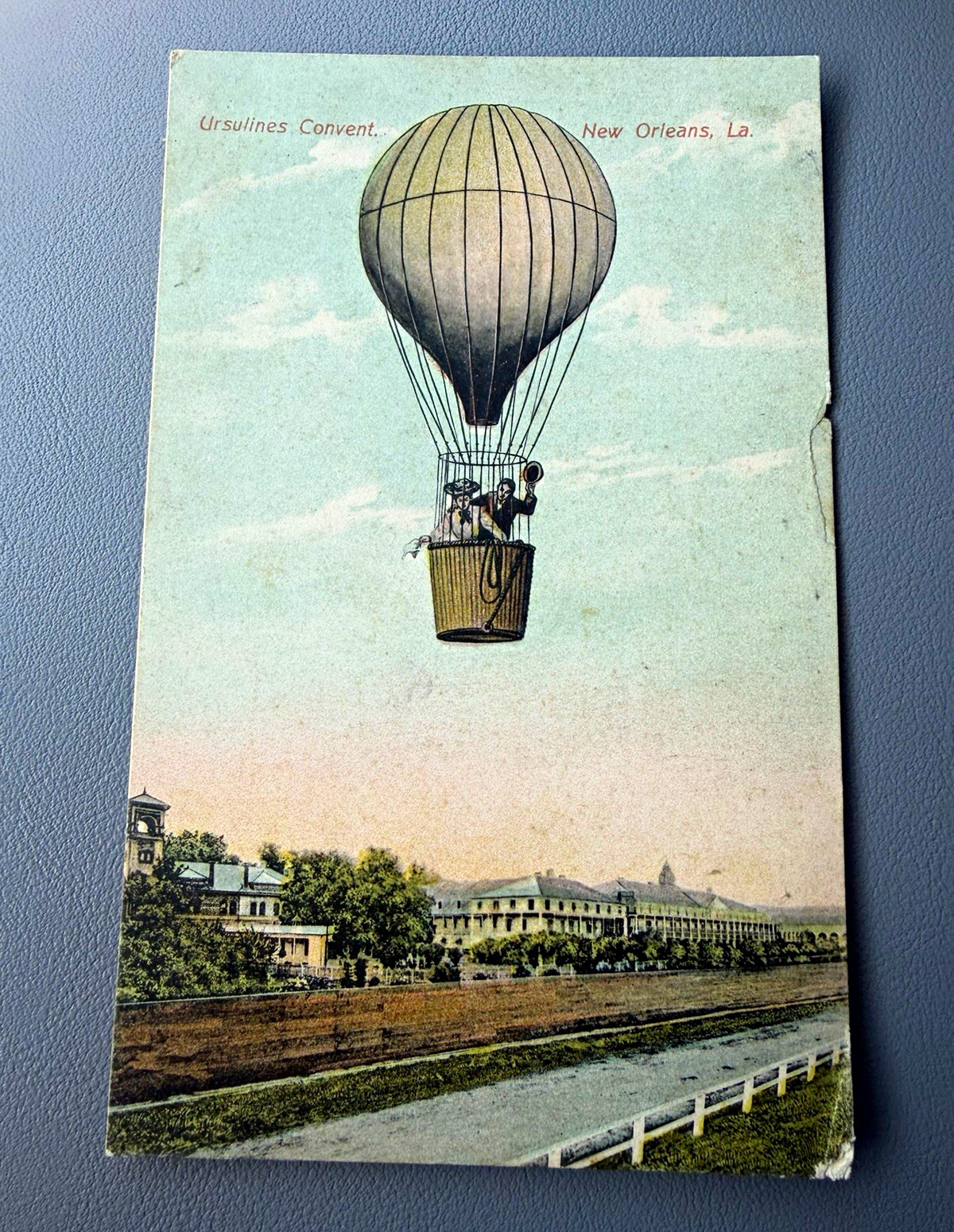 Adolph Selige c1907-15 Ursulines Convent New Orleans LA Balloon