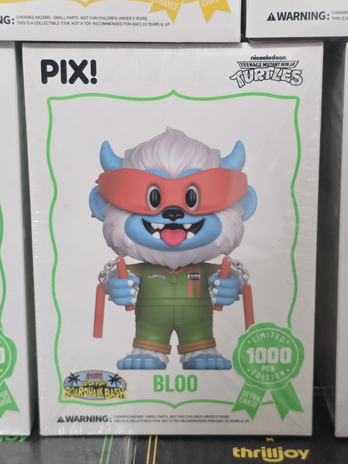 🔥 SDCC 2025 THRILLJOY Block Party TMNT Bloo As Michelangelo Exclusive *In Hand*