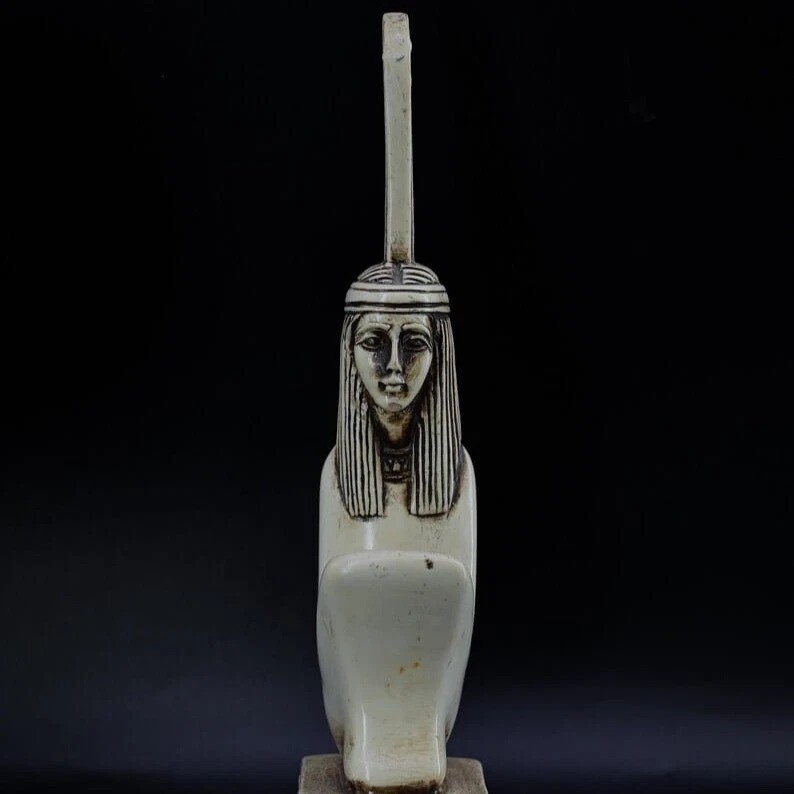 Egyptian Artifacts Rare Authentic Pharaonic Statue Of Egyptian Goddess Maat Bc