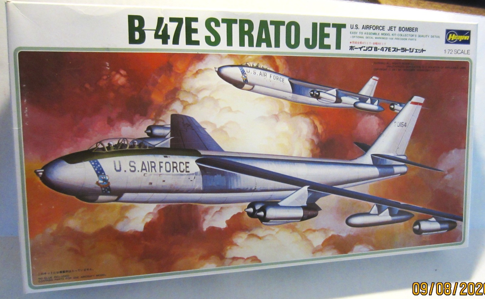 Hasegawa Boeing B-47E Stratojet 1/72 Model Kit Plastic