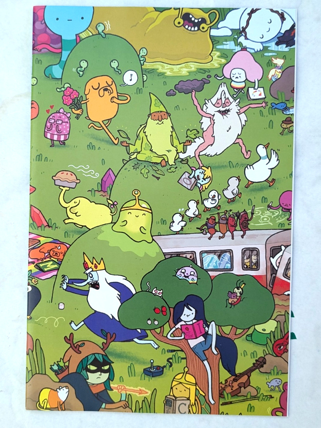 ADVENTURE TIME Comic #18 NEWBURY COMICS COVER VARIANT Maris Wicks KABOOM