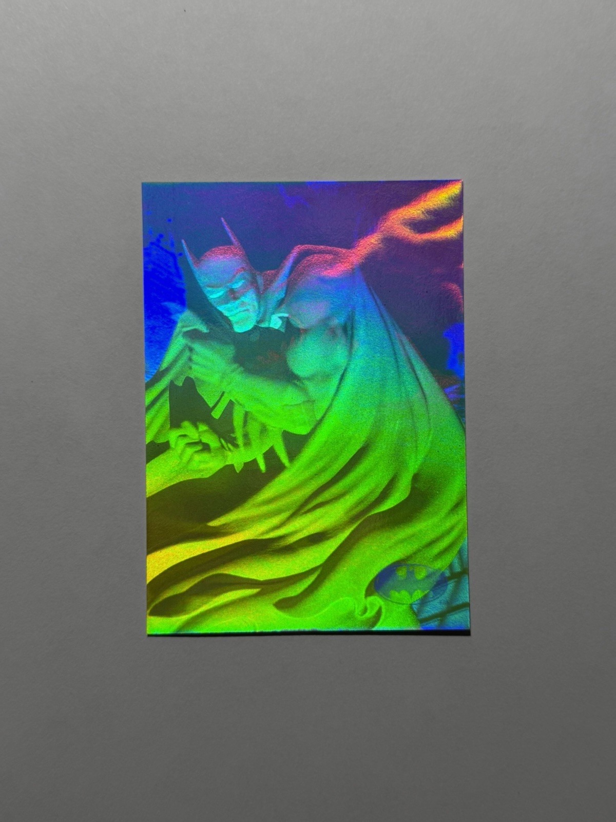 1996 Fleer/Skybox Batman Holo Series Gold Foil Chase #H3 Batman Card Near Mint