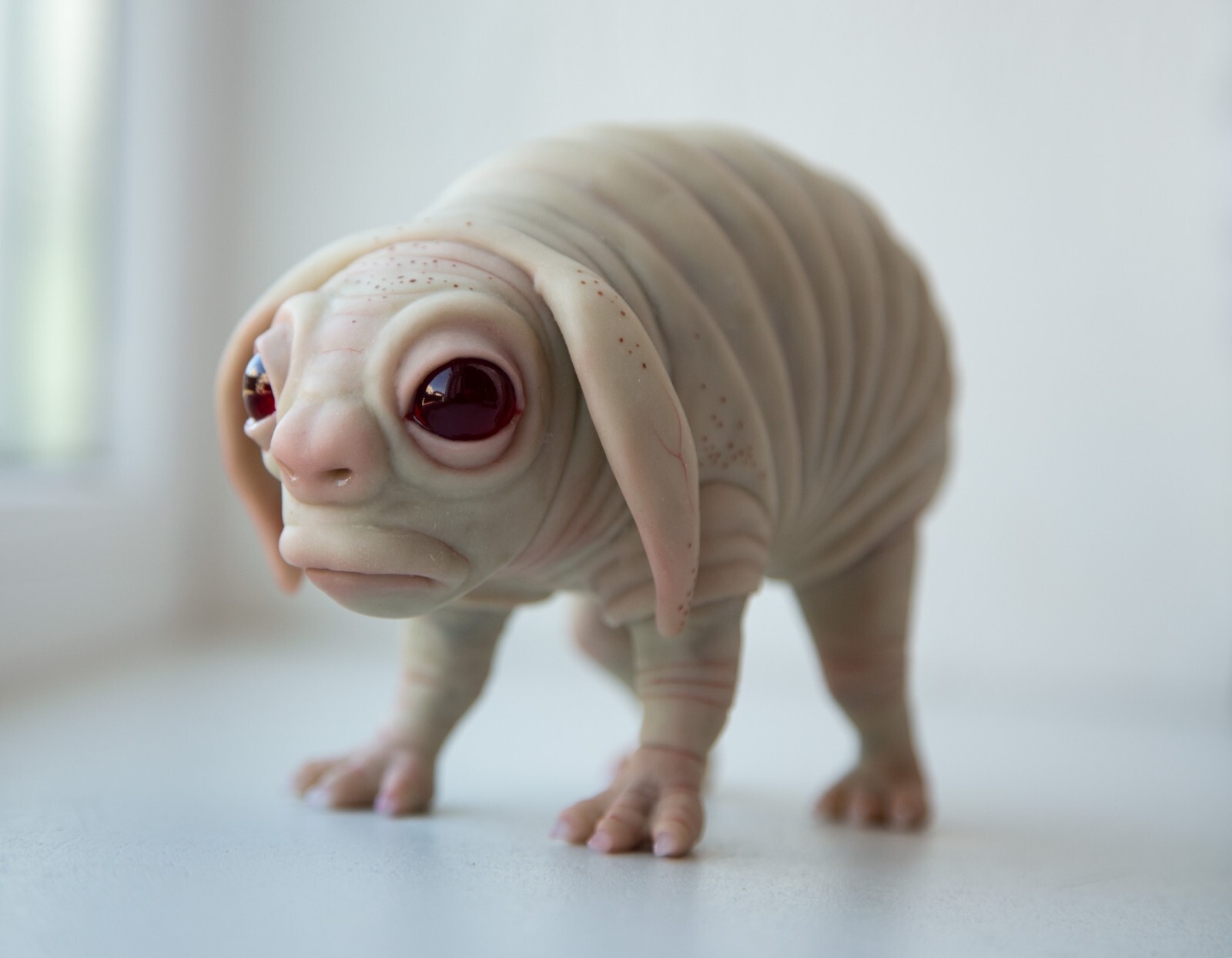 Squonk of Pennsylvania, creepy cute weird and sad PA cryptid creature