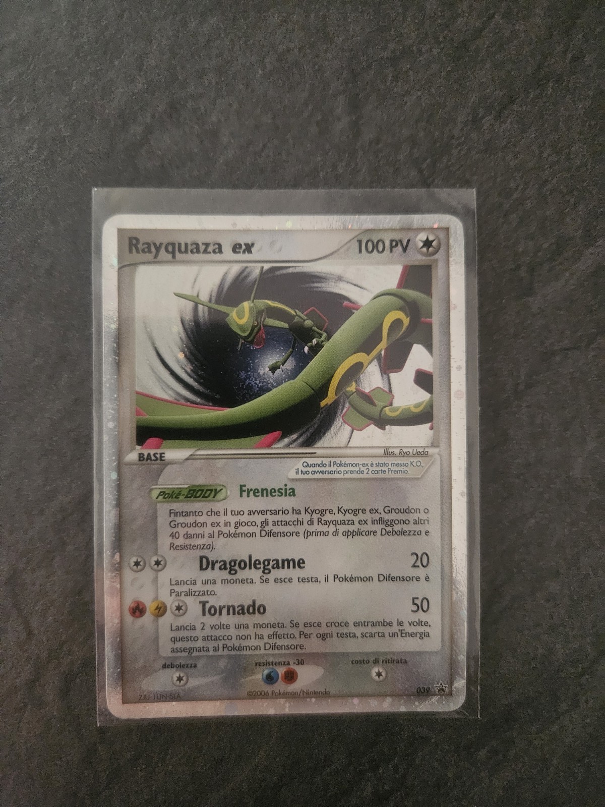 Rayquaza ex EX 039 Holo Ita Exellent-