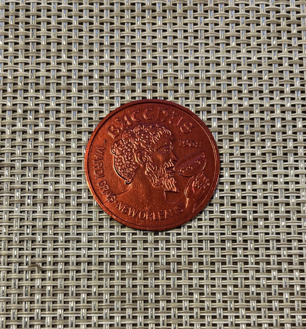 2023 Krewe of Bacchus Adam Devine Doubloon