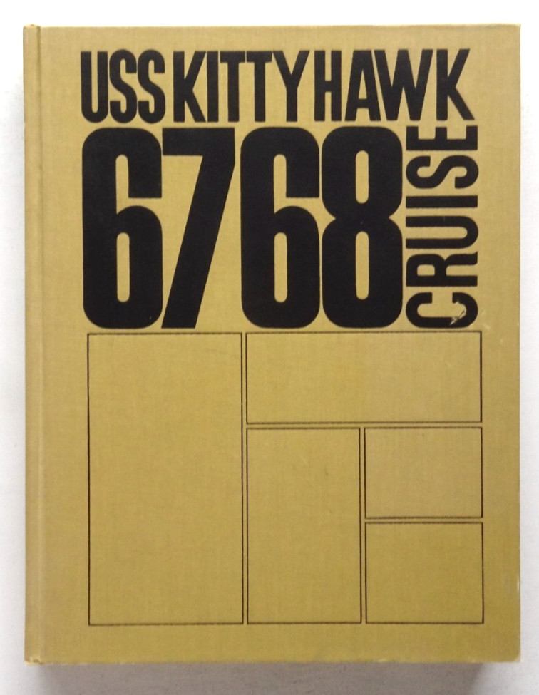 USS KITTY HAWK CVA-63  1967-1968 WESTPAC-VIETNAM WAR CRUISE BOOK