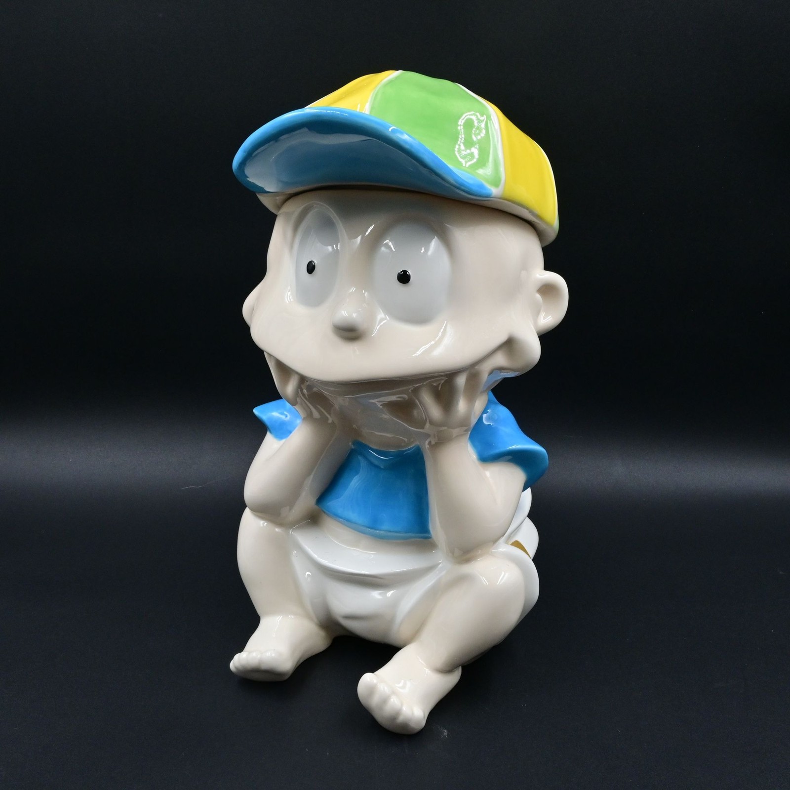 Nickelodeon Rugrats Tommy Pickles With His Hat Cookie Jar 11.5\