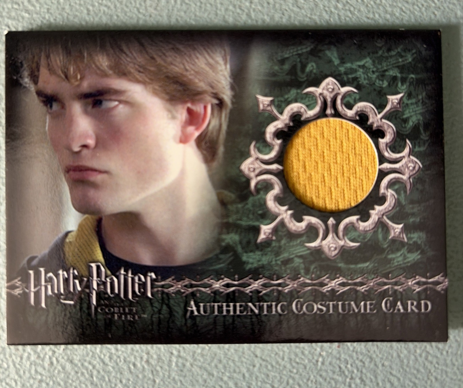 HP Goblet Of Fire Robert Pattinson As Cedric Diggory Costume Card 39/500 C2 Rare