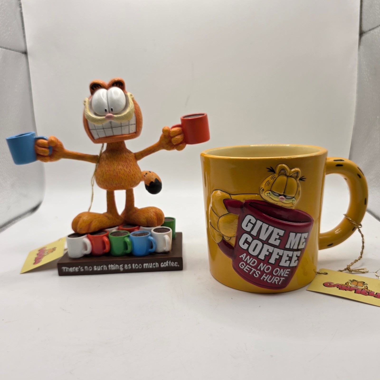 Westland Giftware Garfield Coffee Mug and Figurine Set 15267 15272 New With Tags